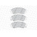 Kit de plaquettes de frein, frein à disque PREMIER ECO FRICTION FDB4113 Ferodo, Vignette 4