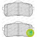 Kit de plaquettes de frein, frein à disque PREMIER ECO FRICTION FDB4114 Ferodo, Vignette 5