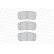 Kit de plaquettes de frein, frein à disque PREMIER ECO FRICTION FDB4114 Ferodo, Vignette 4