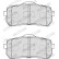 Kit de plaquettes de frein, frein à disque PREMIER ECO FRICTION FDB4114 Ferodo, Vignette 5