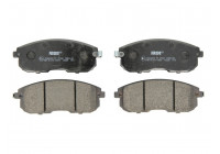 Kit de plaquettes de frein, frein à disque PREMIER ECO FRICTION FDB4148 Ferodo