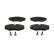 Kit de plaquettes de frein, frein à disque PREMIER ECO FRICTION FDB4176 Ferodo, Vignette 3