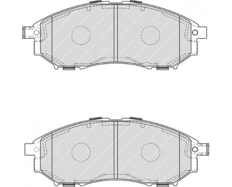 Kit de plaquettes de frein, frein à disque PREMIER ECO FRICTION FDB4177 Ferodo, Image 2