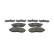 Kit de plaquettes de frein, frein à disque PREMIER ECO FRICTION FDB4177 Ferodo, Vignette 3