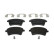 Kit de plaquettes de frein, frein à disque PREMIER ECO FRICTION FDB4185 Ferodo, Vignette 3