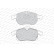 Kit de plaquettes de frein, frein à disque PREMIER ECO FRICTION FDB4188 Ferodo, Vignette 3