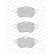 Kit de plaquettes de frein, frein à disque PREMIER ECO FRICTION FDB4188 Ferodo, Vignette 4
