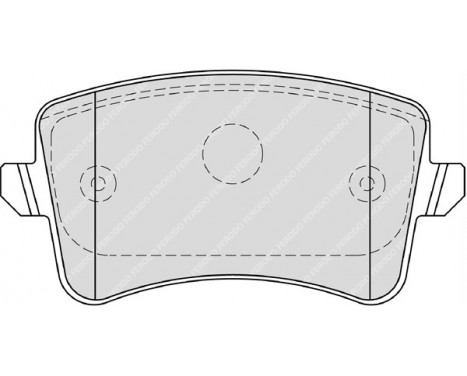 Kit de plaquettes de frein, frein à disque PREMIER ECO FRICTION FDB4190 Ferodo, Image 2