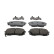 Kit de plaquettes de frein, frein à disque PREMIER ECO FRICTION FDB4194 Ferodo, Vignette 2