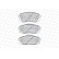 Kit de plaquettes de frein, frein à disque PREMIER ECO FRICTION FDB4194 Ferodo, Vignette 3