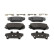 Kit de plaquettes de frein, frein à disque PREMIER ECO FRICTION FDB4207 Ferodo, Vignette 2