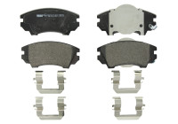 Kit de plaquettes de frein, frein à disque PREMIER ECO FRICTION FDB4208 Ferodo