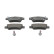 Kit de plaquettes de frein, frein à disque PREMIER ECO FRICTION FDB4233 Ferodo, Vignette 3