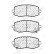 Kit de plaquettes de frein, frein à disque PREMIER ECO FRICTION FDB4234 Ferodo, Vignette 5