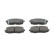 Kit de plaquettes de frein, frein à disque PREMIER ECO FRICTION FDB4234 Ferodo, Vignette 3