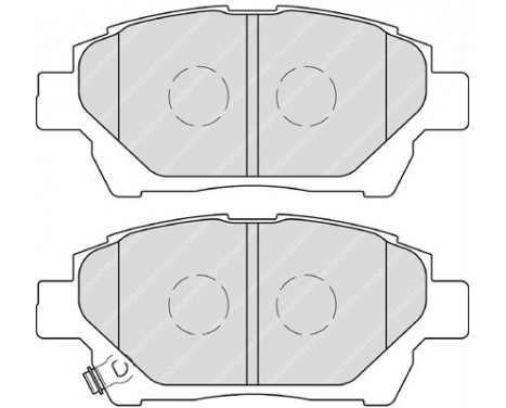 Kit de plaquettes de frein, frein à disque PREMIER ECO FRICTION FDB4236 Ferodo, Image 2