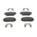 Kit de plaquettes de frein, frein à disque PREMIER ECO FRICTION FDB4246 Ferodo, Vignette 3