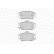 Kit de plaquettes de frein, frein à disque PREMIER ECO FRICTION FDB4246 Ferodo, Vignette 4