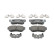 Kit de plaquettes de frein, frein à disque PREMIER ECO FRICTION FDB4247 Ferodo, Vignette 3