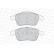 Kit de plaquettes de frein, frein à disque PREMIER ECO FRICTION FDB4249 Ferodo, Vignette 4