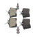 Kit de plaquettes de frein, frein à disque PREMIER ECO FRICTION FDB4250 Ferodo, Vignette 4
