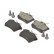 Kit de plaquettes de frein, frein à disque PREMIER ECO FRICTION FDB4250 Ferodo, Vignette 7