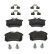 Kit de plaquettes de frein, frein à disque PREMIER ECO FRICTION FDB4260 Ferodo, Vignette 3