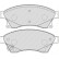 Kit de plaquettes de frein, frein à disque PREMIER ECO FRICTION FDB4262 Ferodo, Vignette 2