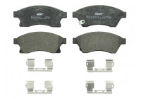 Kit de plaquettes de frein, frein à disque PREMIER ECO FRICTION FDB4262 Ferodo