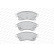 Kit de plaquettes de frein, frein à disque PREMIER ECO FRICTION FDB4262 Ferodo, Vignette 4