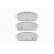 Kit de plaquettes de frein, frein à disque PREMIER ECO FRICTION FDB4265 Ferodo, Vignette 4