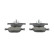 Kit de plaquettes de frein, frein à disque PREMIER ECO FRICTION FDB4286 Ferodo, Vignette 4