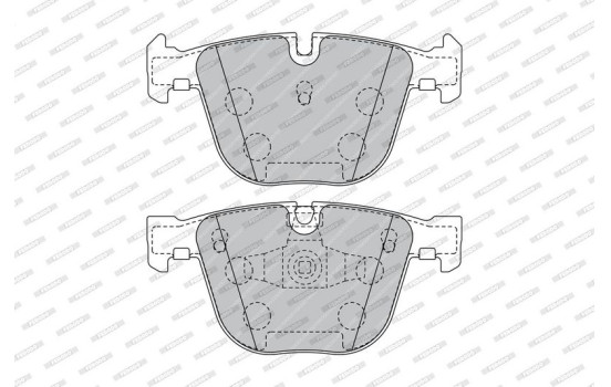 Kit de plaquettes de frein, frein à disque PREMIER ECO FRICTION FDB4286 Ferodo, Image 5
