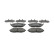Kit de plaquettes de frein, frein à disque PREMIER ECO FRICTION FDB4304 Ferodo, Vignette 3