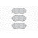 Kit de plaquettes de frein, frein à disque PREMIER ECO FRICTION FDB4304 Ferodo, Vignette 4