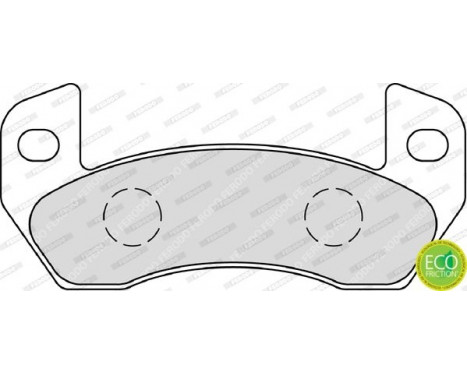 Kit de plaquettes de frein, frein à disque PREMIER ECO FRICTION FDB4309 Ferodo, Image 4