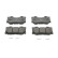Kit de plaquettes de frein, frein à disque PREMIER ECO FRICTION FDB4312 Ferodo, Vignette 2