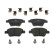 Kit de plaquettes de frein, frein à disque PREMIER ECO FRICTION FDB4316 Ferodo, Vignette 3