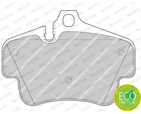 Kit de plaquettes de frein, frein à disque PREMIER ECO FRICTION FDB4329 Ferodo, Image 4