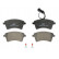 Kit de plaquettes de frein, frein à disque PREMIER ECO FRICTION FDB4340 Ferodo