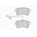 Kit de plaquettes de frein, frein à disque PREMIER ECO FRICTION FDB4340 Ferodo, Vignette 3