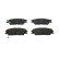 Kit de plaquettes de frein, frein à disque PREMIER ECO FRICTION FDB435 Ferodo, Vignette 3