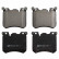 Kit de plaquettes de frein, frein à disque PREMIER ECO FRICTION FDB4351 Ferodo