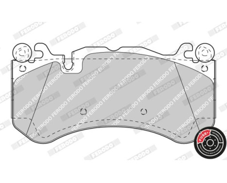 Kit de plaquettes de frein, frein à disque PREMIER ECO FRICTION FDB4373 Ferodo, Image 2
