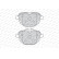 Kit de plaquettes de frein, frein à disque PREMIER ECO FRICTION FDB4376 Ferodo, Vignette 3