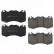 Kit de plaquettes de frein, frein à disque PREMIER ECO FRICTION FDB4379 Ferodo