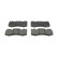 Kit de plaquettes de frein, frein à disque PREMIER ECO FRICTION FDB4379 Ferodo, Vignette 4