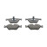 Kit de plaquettes de frein, frein à disque PREMIER ECO FRICTION FDB4380 Ferodo, Vignette 4