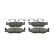 Kit de plaquettes de frein, frein à disque PREMIER ECO FRICTION FDB4389 Ferodo, Vignette 2