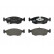 Kit de plaquettes de frein, frein à disque PREMIER ECO FRICTION FDB4400 Ferodo